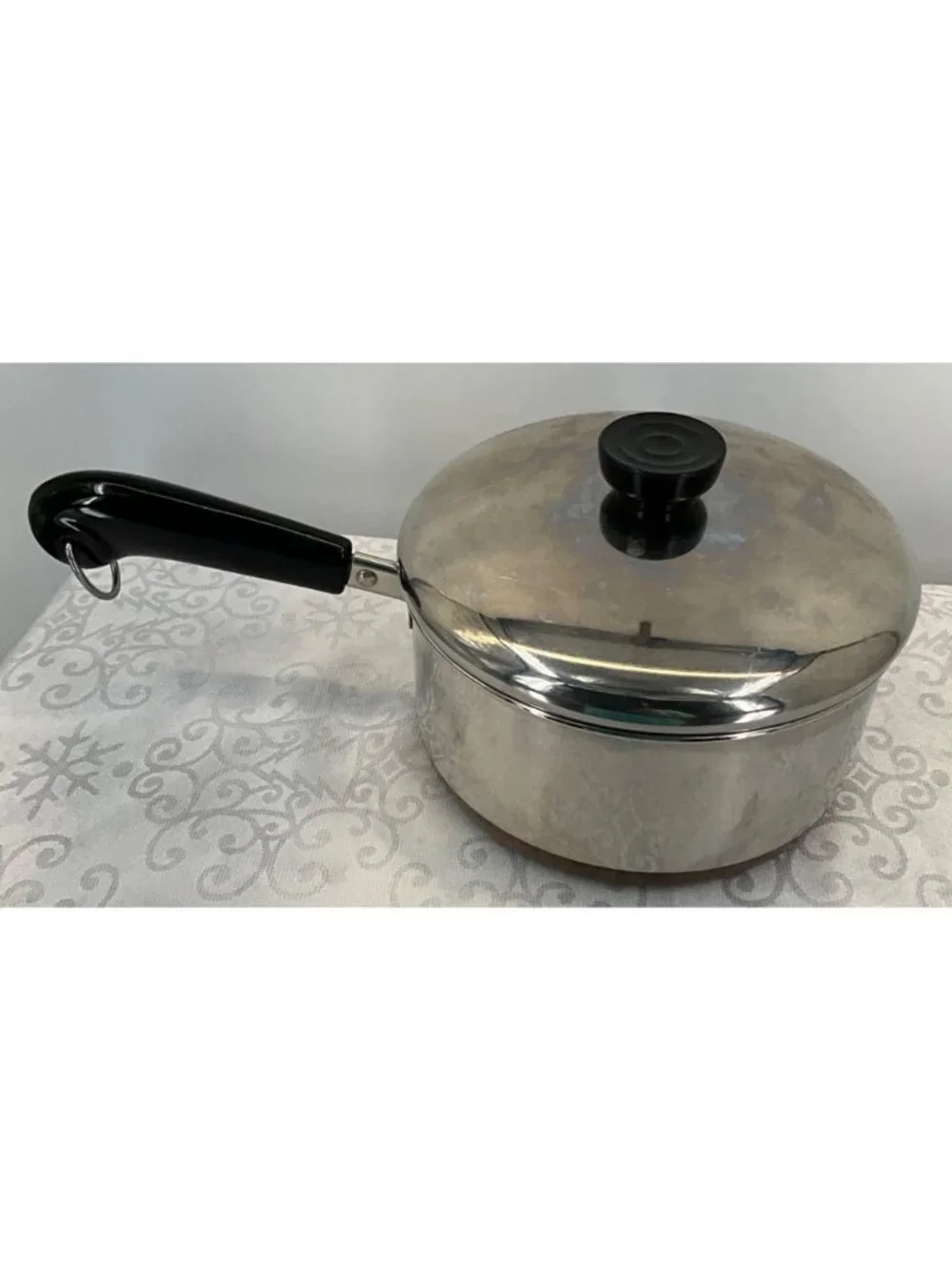 Revere Ware 2 Qt Copper‎ Bottom Stainless Steel Saucepan With Lid